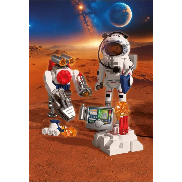 PLAYMOBIL ESA ASTRONAUT WITH ROBOT