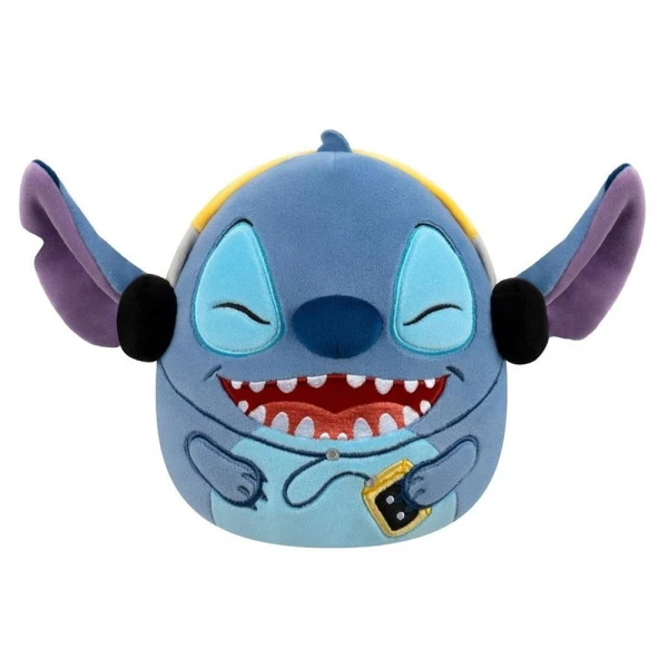 SQUISHMALLOWS DISNEY STITCH PLUSH 16 cm - STITCH WITH HEADPHONES
