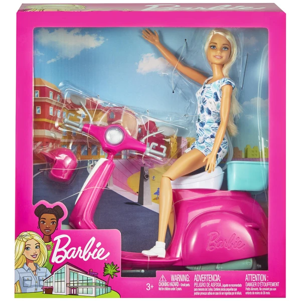 BARBIE SCOOTER ΚΑΙ ΚΟΥΚΛΑ
