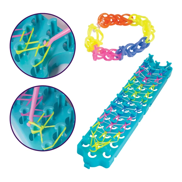 PLEXI-FLEXI LOVE LARGE CASE WITH 4500 LOOMS & 100 CHARMS FOR AGES 5+ 