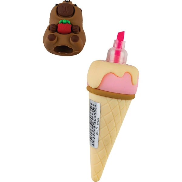 MINI HIGHLIGHTER CAPYBARA - 6 COLORS