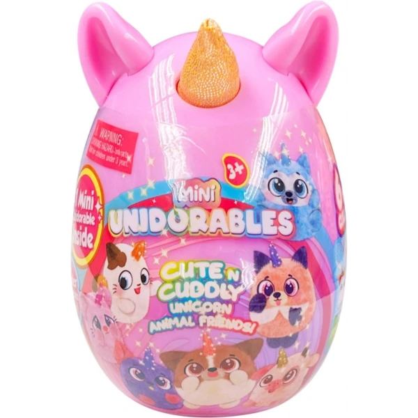 UNIDORABLES MINI EGG WITH PLUSH UNICORN - SEVERAL DESIGNS
