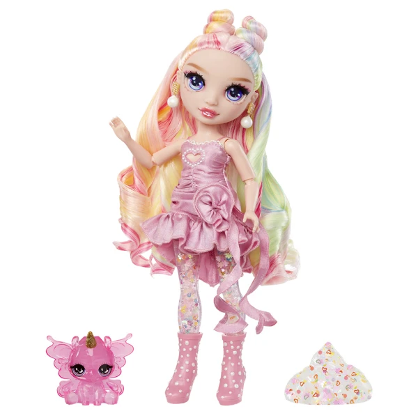RAINBOW HIGH SHIMMERS ΚΟΥΚΛΑ ΜΟΔΑΣ ΚΑΙ SLIME BELLA