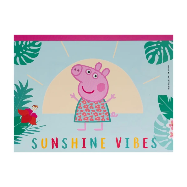 AS DRAWING SET PEPPA PIG TRANSPARENT BAG FOR AGES 3+