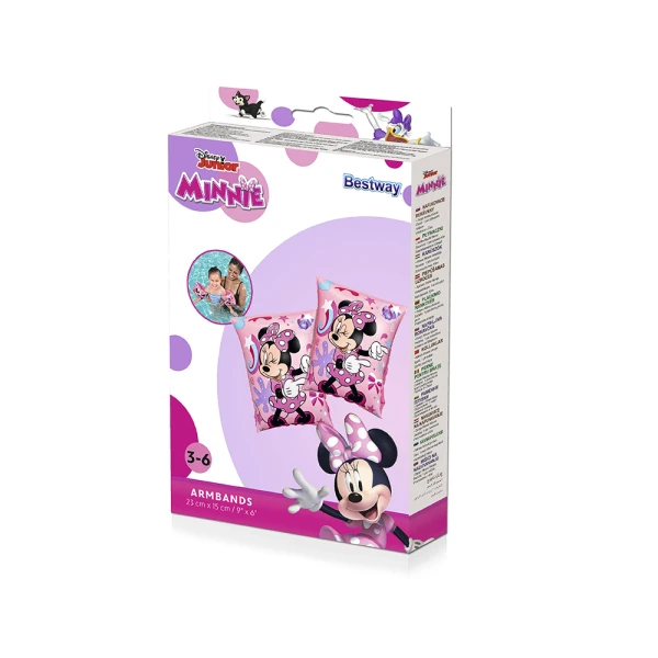 BESTWAY INFLATABLE ARM BANDS 23X15 cm DISNEY JUNIOR MINNIE