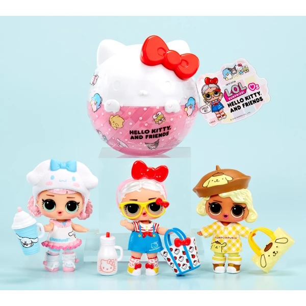 LOL SURPRISE LOVES HELLO KITTY & ΦΙΛΕΣ ΚΟΥΚΛΑ