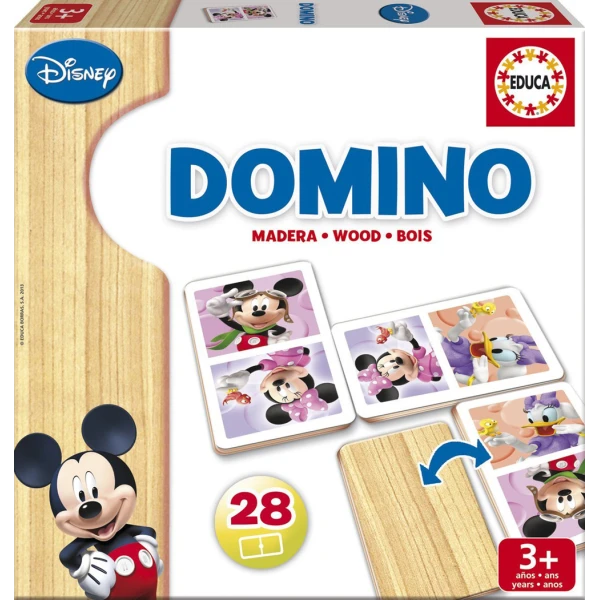EDUCA WOODEN DOMINO MICKEY/MINNIE
