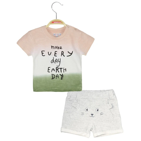 ENERGIERS BABY BOY SET ECRU MELANGE