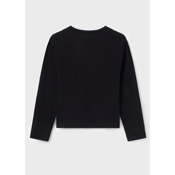 MAYORAL BLOUSE LONG SLEEVES BLACK