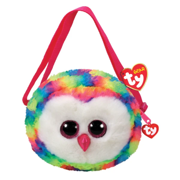 TY PLUSH SHOULDER BAG MULTICOLORED OWL