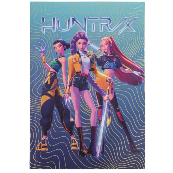 CINEREPLICAS ΣΗΜΕΙΩΜΑΤΑΡΙΟ ΜΕ ΜΑΛΑΚΟ ΕΞΩΦΥΛΛΟ K-POP DEMON HUNTERS HUNTR/X