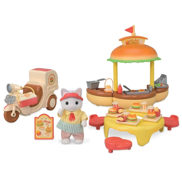 THE SYLVANIAN FAMILIES ΣΕΤ ΠΑΙΧΝΙΔΙΟΥ HAMBURGER STAND