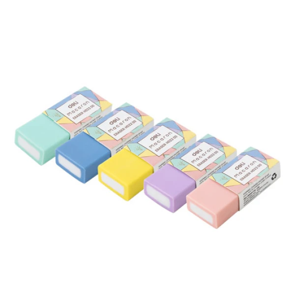 DELI ΓΟΜΑ 50Χ20Χ11mm MACARON - 5 ΧΡΩΜΑΤΑ