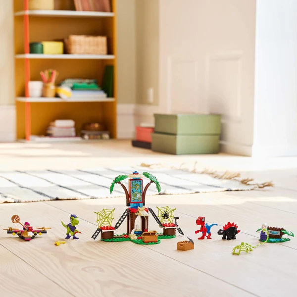 LEGO® MARVEL SPIDEY AND HIS AMAZING FRIENDS SPIDEY AND GOBBYʼS RAPTOR BATTLE AT TREE HOUSE HQ