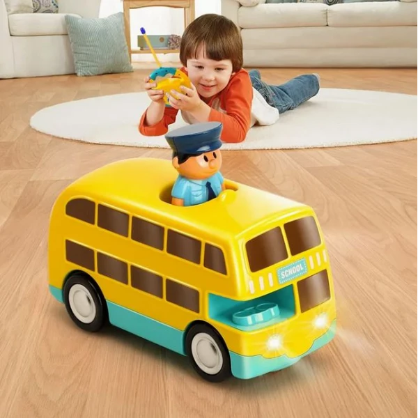 BABY REMOTE CONTROL YELLOW BUS 27MHz