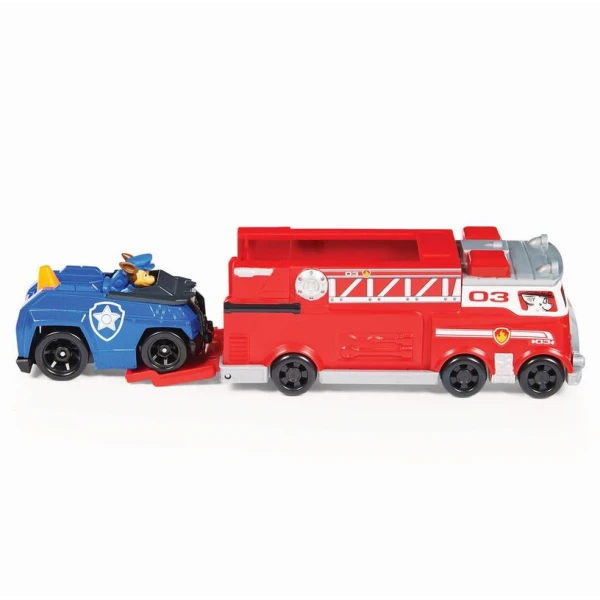PAW PATROL ΜΕΤΑΛΛΙΚΟ ΠΥΡΟΣΒΕΣΤΙΚΟ ΟΧΗΜΑ & ΦΙΓΟΥΡΑ ΜΑΡΣΑΛ ΜΕ ΟΧΗΜΑ