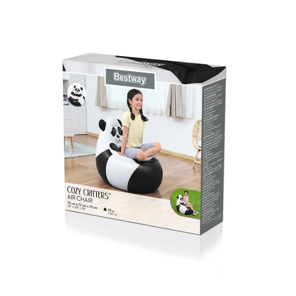 BESTWAY ΠΑΙΔΙΚΗ ΦΟΥΣΚΩΤΗ ΠΟΛΥΘΡΟΝΑ 72X72X64 εκ. COZY CRITTERS - ΠΑΝΤΑ