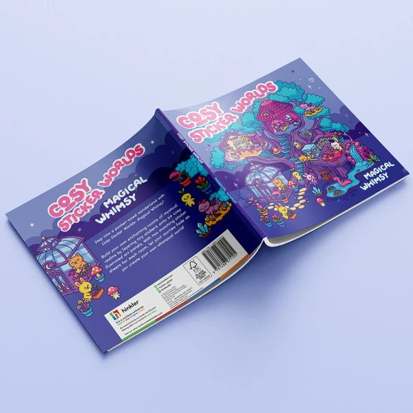 COSY STICKERS WORLDS ΒΙΒΛΙΟ ΜΕ ΑΥΤΟΚΟΛΛΗΤΑ MAGICAL WHIMSY