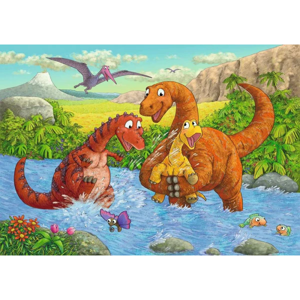 RAVENSBURGER PUZZLE 2Χ24 pcs DINOSAURS