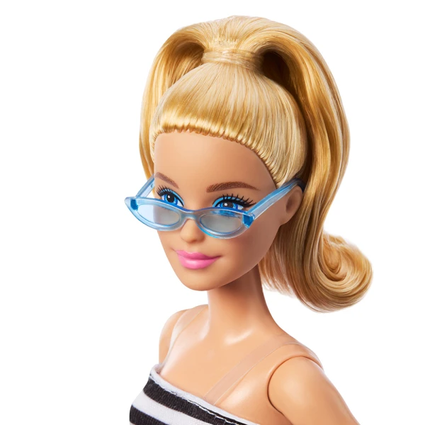 ΚΟΥΚΛΑ BARBIE FASHIONISTAS - ΑΣΠΡΟΜΑΥΡΟ ΤΟΠ