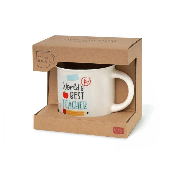 LEGAMI ΠΟΡΣΕΛΑΝΙΝΗ ΚΟΥΠΑ CUP-PUCCINO 350ml - TEACHER