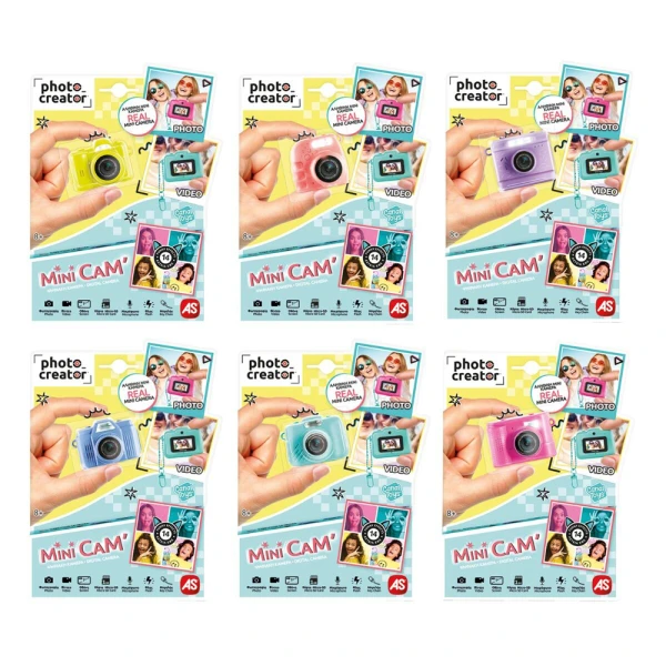 PHOTO CREATOR MINI DIGITAL CAMERA - 6 COLOURS