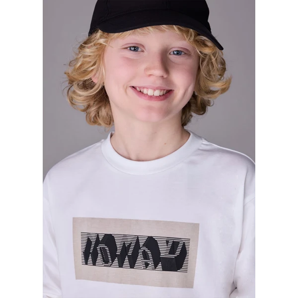 MAYORAL  LONG-SLEEVE T-SHIRT NOMAD CREAM 