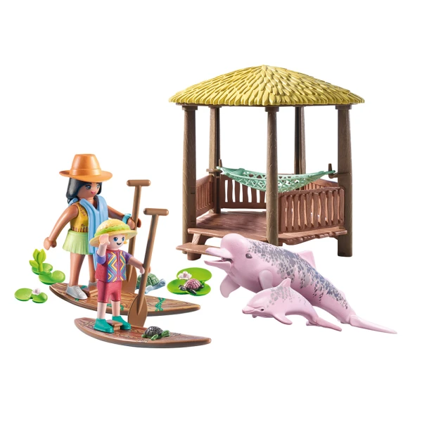 PLAYMOBIL WILTOPIA ΒΟΛΤΑ ΣΤΟ ΠΟΤΑΜΙ ΜΕ ΤΑ ΔΕΛΦΙΝΙΑ