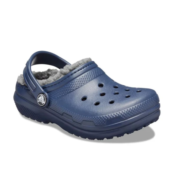 CROCS CLASSIC LINED CLOG T NAVY-CHARCOAL