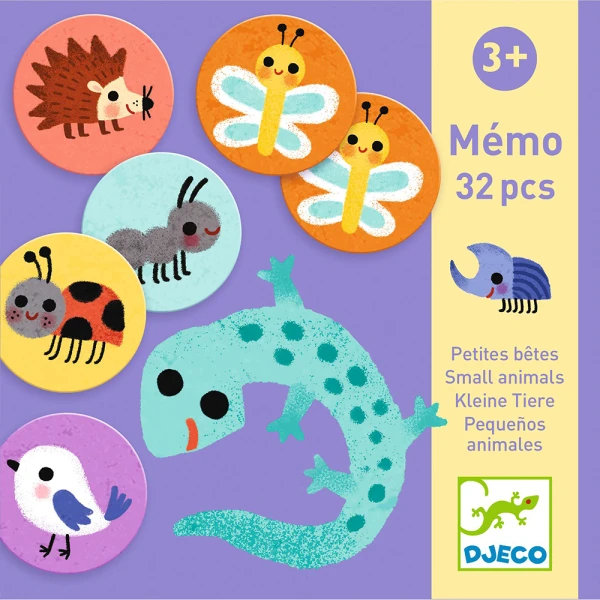 DJECO MEMO LITTLE ANIMALS CUBE PACK