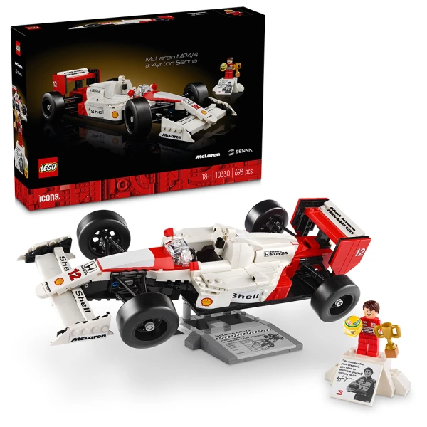 LEGO® ICONS MCLAREN MP4/4 & ΆΙΡΤΟΝ ΣΕΝΑ