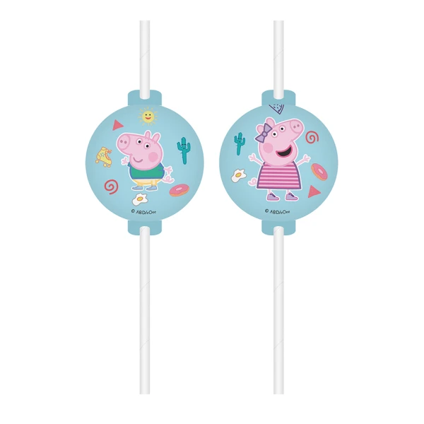 ΧΑΡΤΙΝΑ ΚΑΛΑΜΑΚΙΑ 4 τεμ. PEPPA PIG MESSY PLAY