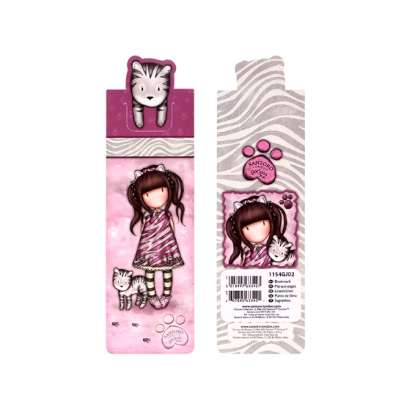 GORJUSS SANTORO BOOKMARK WILD RUBY WILD