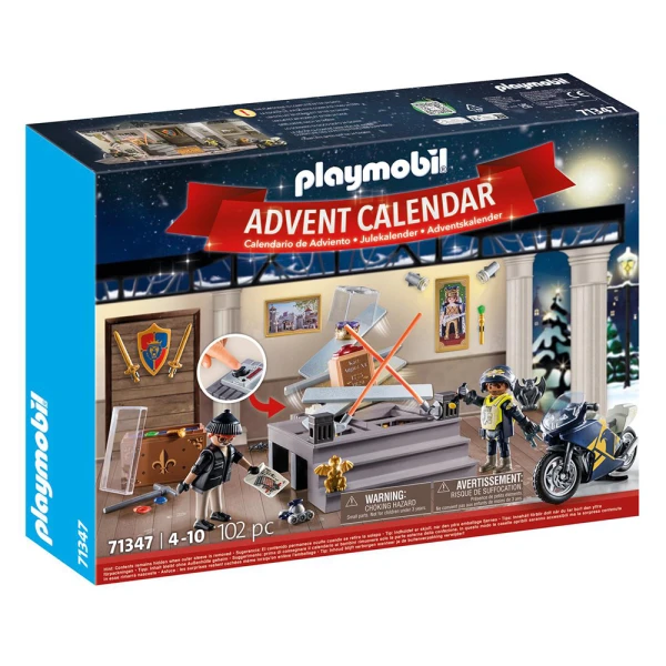 PLAYMOBIL CITY ACTION ΧΡΙΣΤΟΥΓΕΝΝΙΑΤΙΚΟ ΗΜΕΡΟΛΟΓΙΟ - ΛΗΣΤΕΙΑ ΣΤΟ ΜΟΥΣΕΙΟ