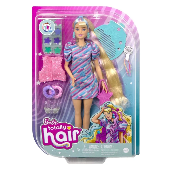 ΚΟΥΚΛΑ BARBIE TOTALLY HAIR ΞΑΝΘΙΑ