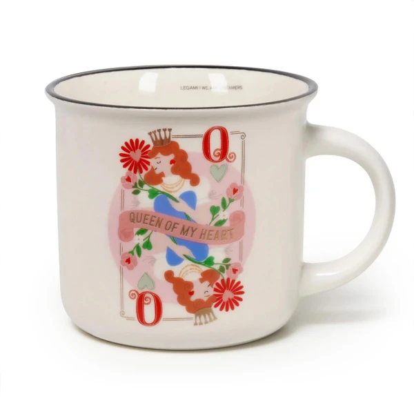 LEGAMI PORCELAIN MUG CUP-PUCCINO 350ml - QUEEN