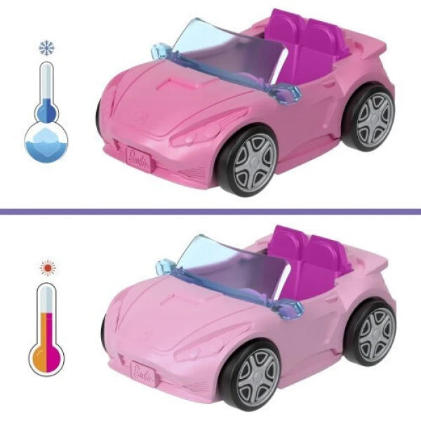 BARBIE MINI BARBIELAND DOLL WITH CONVERTIBLE CAR