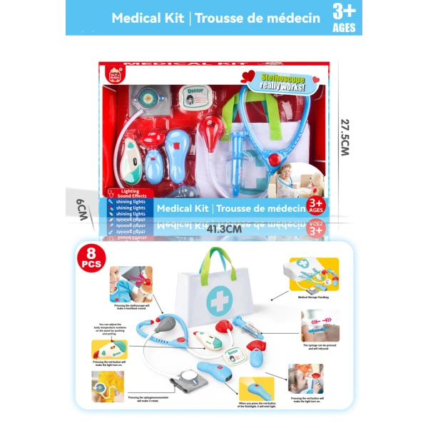 DOCTOR SET WITH BAG LIGHTS & SOUNDS