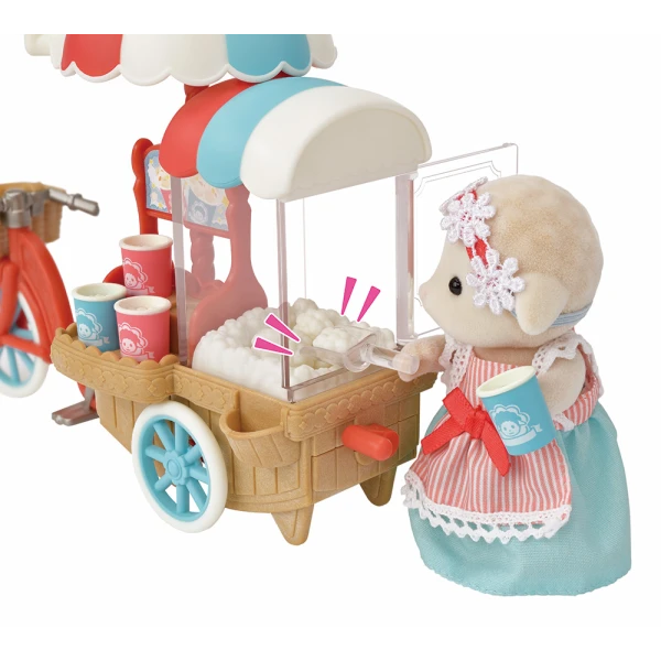 THE SYLVANIAN FAMILIES POPCORN DELIVERY TRIKE 5653