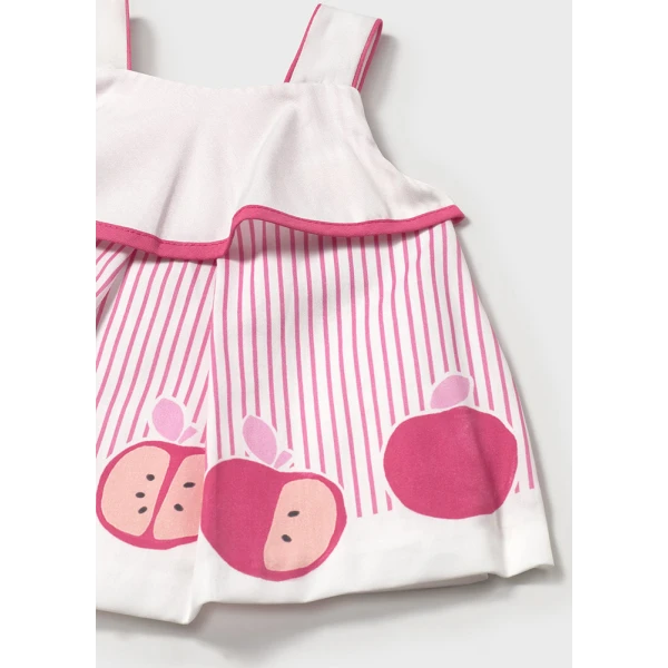 MAYORAL DRESS EDGING PINK INTENSE
