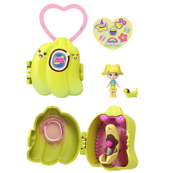 POLLY POCKET MINI SET WITH FRUITS - BANANAS