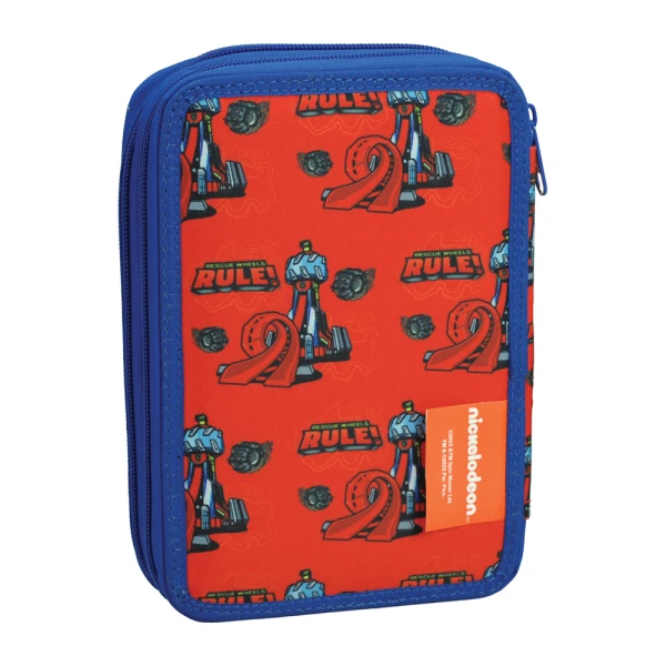 DOUBLE FILLED PENCIL CASE PAW PATROL RESCUE WHEELS