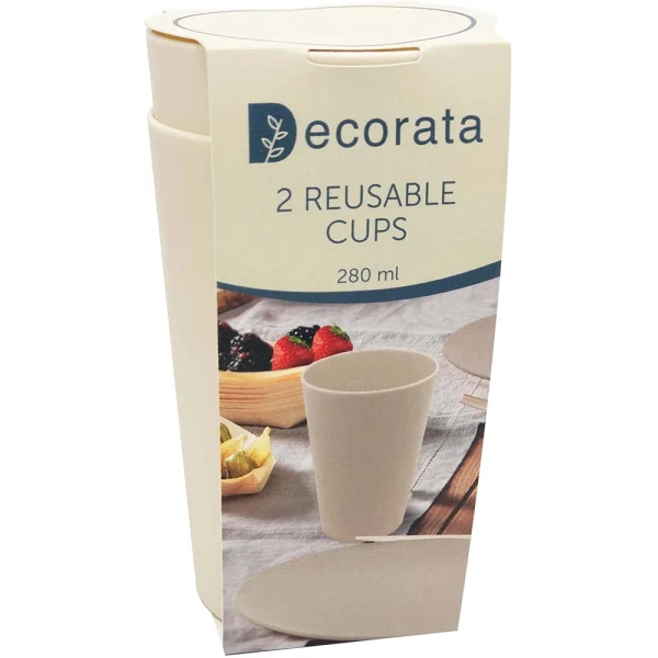 ΠΟΤΗΡΙΑ ΠΟΛΛΑΠΛΩΝ ΧΡΗΣΕΩΝ 280ml 2 τεμ. BEIGE