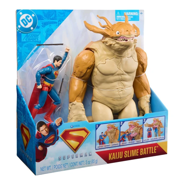 SUPERMAN MOVIE SUPERMAN vs KAIJU 15 εκ. ΜΕ ΓΛΙΤΣΑ