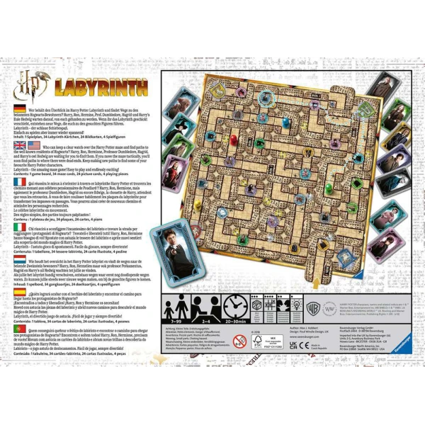 RAVENSBURGER ΟΙΚΟΓΕΝΕΙΑΚΟ ΕΠΙΤΡΑΠΕΖΙΟ ΛΑΒΥΡΙΝΘΟΣ HARRY POTTER