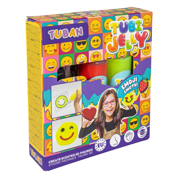 TUBAN ΣΕΤ TUBI JELLY EMOJI ΓΙΑ ΔΗΜΙΟΥΡΓΙΑ 3D ΦΙΓΟΥΡΩΝ GEL
