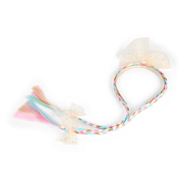 LULU BLUSH BRAIDED HEADBAND - 2 COLORS