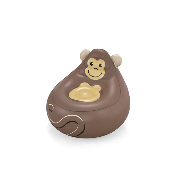 BESTWAY CHILDREN INFLATABLE CHAIR 72X72X64 cm  COZY CRITTERS - MONKEY