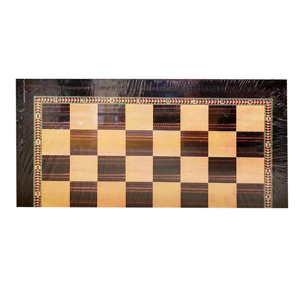 WOODEN BOARD GAME CHESS-BACKGAMMON-CHECKERS - 2 COLORS