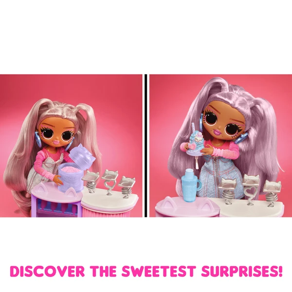 L.O.L. SURPRISE OMG STUDIO ΝΥΧΙΩΝ SWEET NAILS™ ΚΟΥΚΛΑ KITTY K CAFÉ